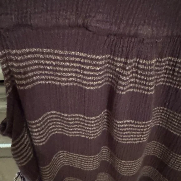 Fat Face Espresso/Taupe Striped Dress - Picture 4 of 12